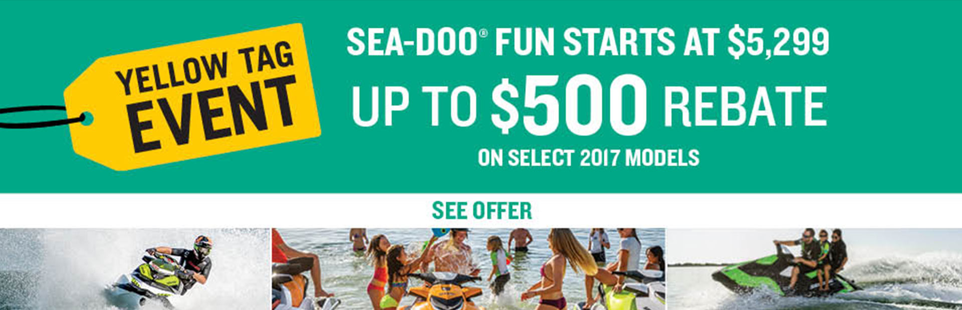 Sea-Doo Yellow Tag Event